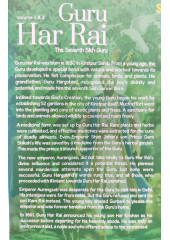 Guru Har Rai - The Seventh Sikh Guru - Sikh Comic by Daljeet Singh Sidhu (in English)
