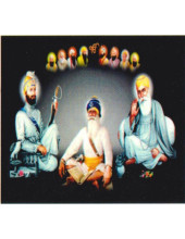 Baba Deep Singh Ji With Sikh Gurus  - SSW600