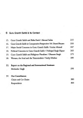 Guru Granth Sahib & Its Context