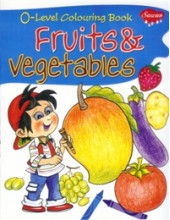 0 Level Colouring Book - Fruits and Vegetables 
