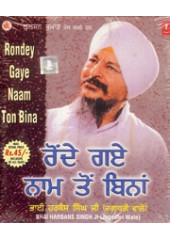 Rondey Gaye Naam Ton Bina - Audio CDs By Bhai Harbans Singh Ji Jagadhri Wale