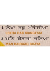 Lekha Rab Mangesia - Audio CDs By Bhai Chamanjit Singh Ji Lal 