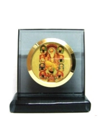 Ten Sikh Gurus Together - Black Square