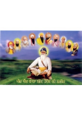 Baba Deep Singh Ji With Sikh Gurus- SSW15