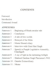 The True Story - The State Of The Sikhs Before And After Partition - Book by Sirdar Kapur Singh 