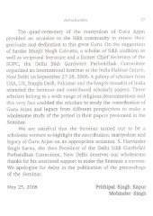 Guru Arjan's Contribution , Martyrdom and Legacy  - Book By Prithipal Singh Kapur 