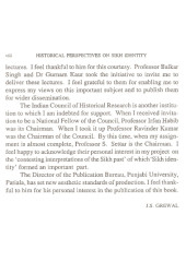 Historical Perspectives on Sikh Identity - Book By J S Grewal 