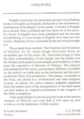 The Doctrine and Dynamics of Sikhism - Book By Dr Jasbir Singh Ahluwalia 