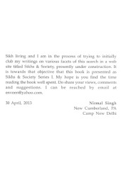 Contemporary Sikh Issues