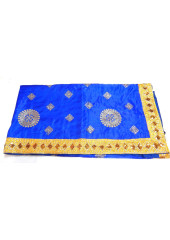 ME_1015 - Silken Blue Fine Embroidery Rumala Sahib 