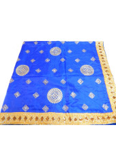 ME_1015 - Silken Blue Fine Embroidery Rumala Sahib 
