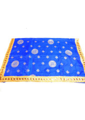 ME_1015 - Silken Blue Fine Embroidery Rumala Sahib 