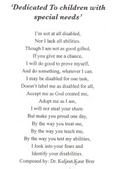 Children With Special Need