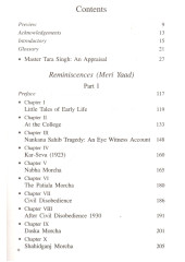 Master Tara Singh And His Reminiscences - Book By Prithipal Singh Kapur