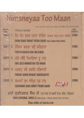 Nimaneyaa Too Maan - MP3 CD By Guriqbal Singh Ji